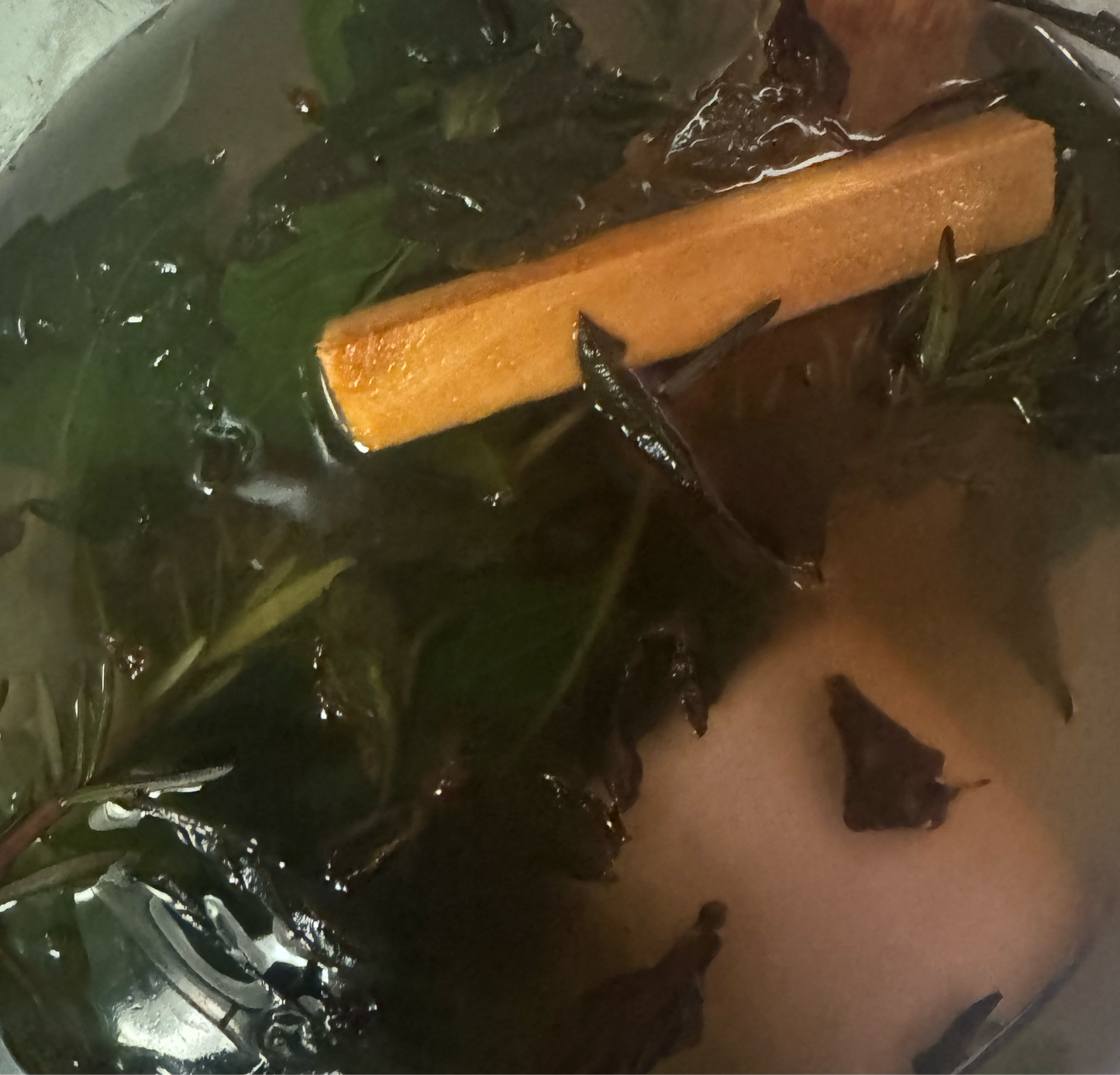Sage and palo santo spiritual water