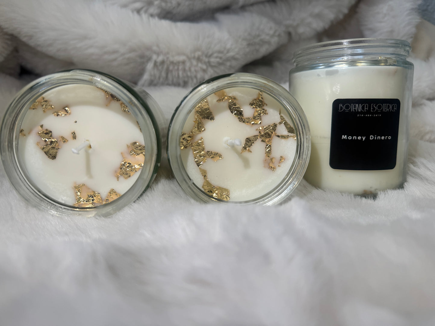 Golden Money Candle